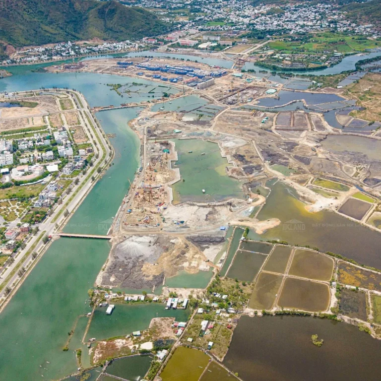 Công trường Charmora City Toàn cảnh thực tế công trường đại đô thị 3 đảo sinh thái tháng 9/2026