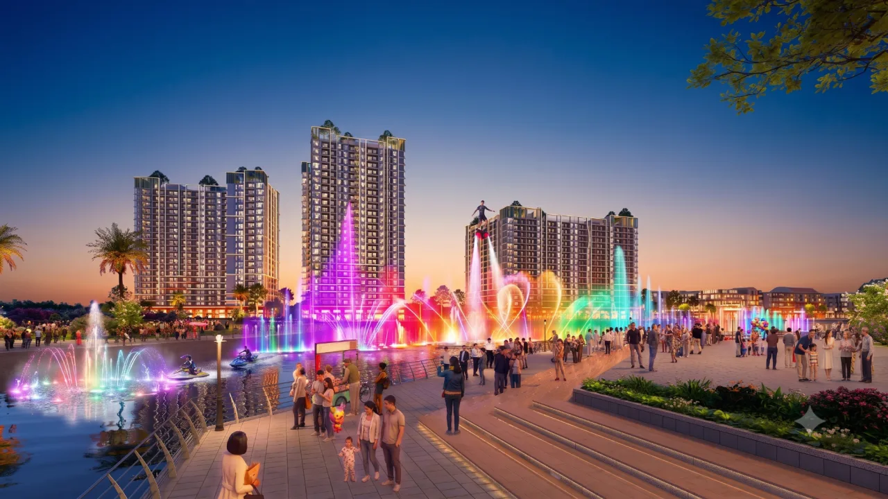 Charmora City Нячанг: архитектурная концепция высотных зданий у реки