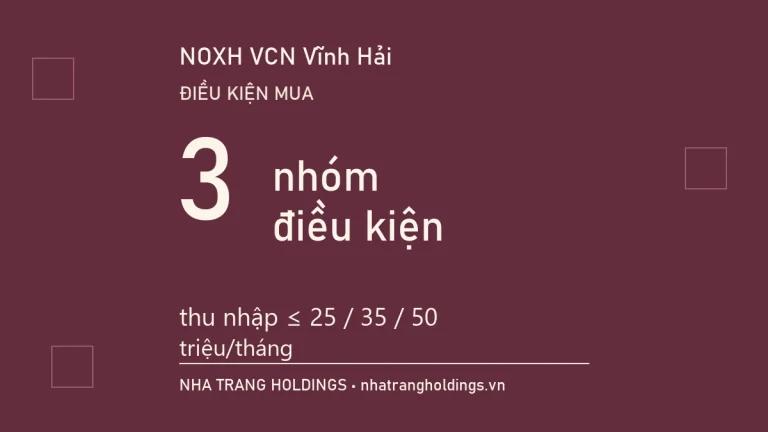 Điều Kiện Mua Nhà Ở Xã Hội VCN Vĩnh Hải Và Hồ Sơ Cần Có