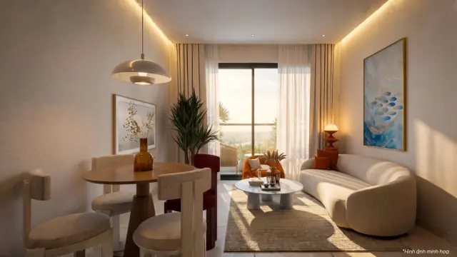 Alora Nha Trang living space concept