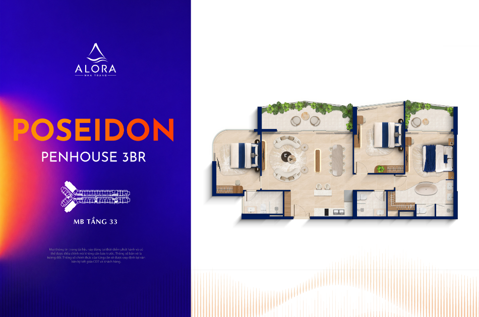 Layout Poseidon Penthouse