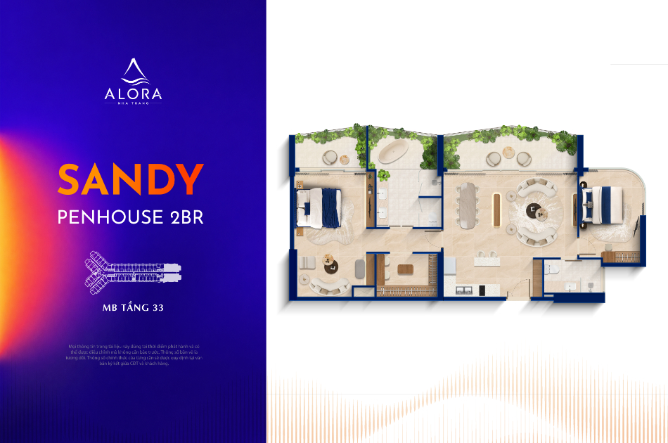 Layout Sandy Penthouse