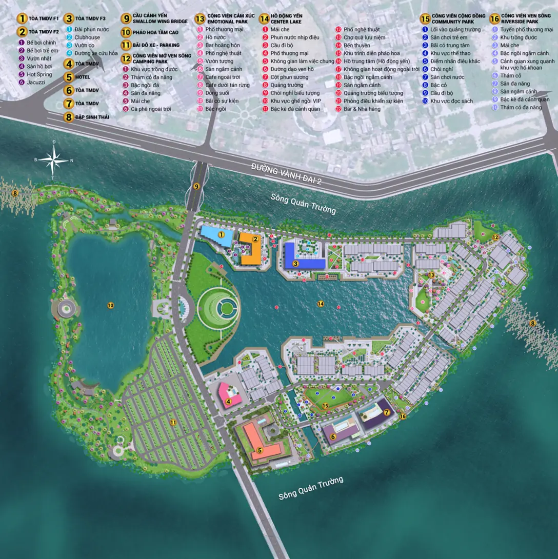 Mặt bằng phân khu dự án Charmora City