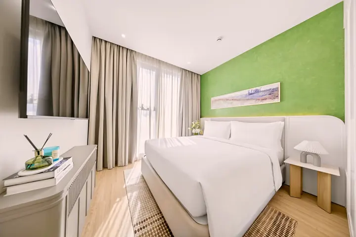 Nhà mẫu căn 1 phòng ngủ – không gian phòng ngủ