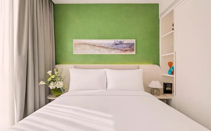 Nhà mẫu căn 1 phòng ngủ – không gian phòng ngủ