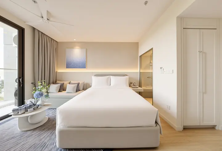 Nhà mẫu căn Studio – không gian phòng ngủ