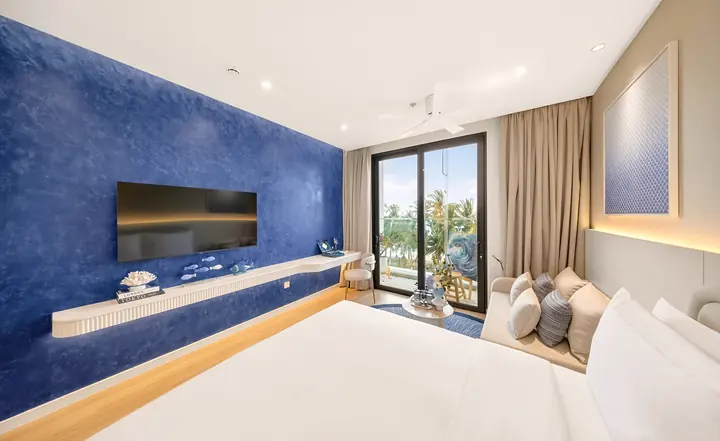 Nhà mẫu căn Studio Charmora City – không gian phòng ngủ