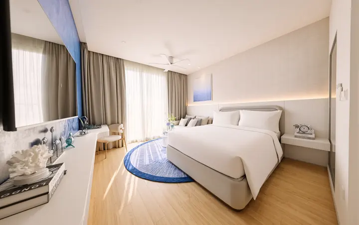 Nhà mẫu căn Studio Charmora City – không gian phòng ngủ