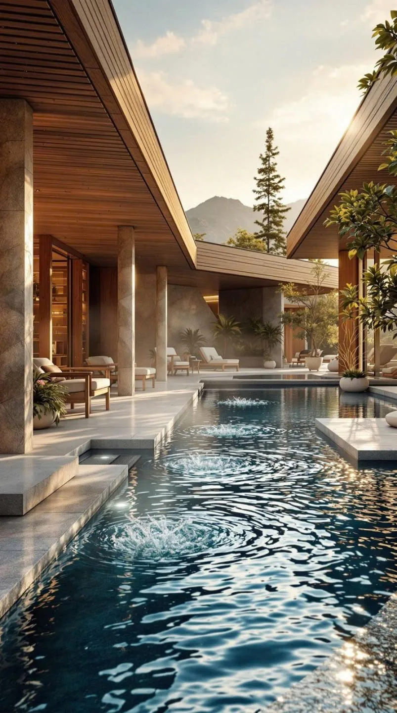 Clubhouse Onsen khoáng nóng – Phối cảnh minh họa