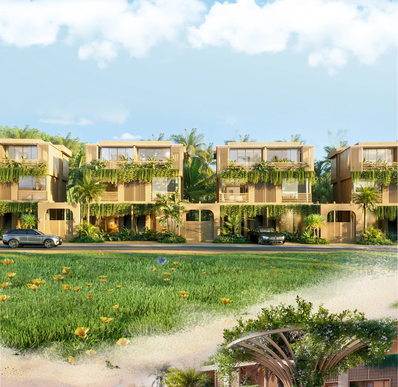 Bãi biển riêng và bến du thuyền La Tiên Villa