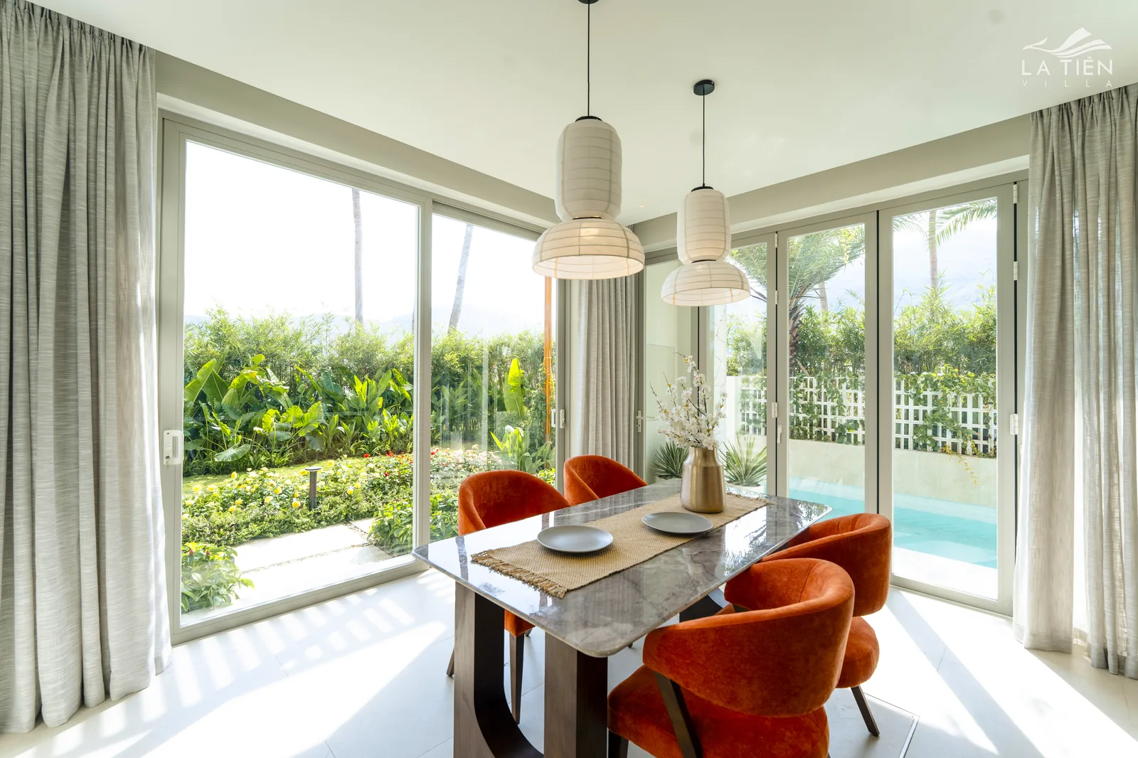 Mặt tiền nhà mẫu La Tiên Villa