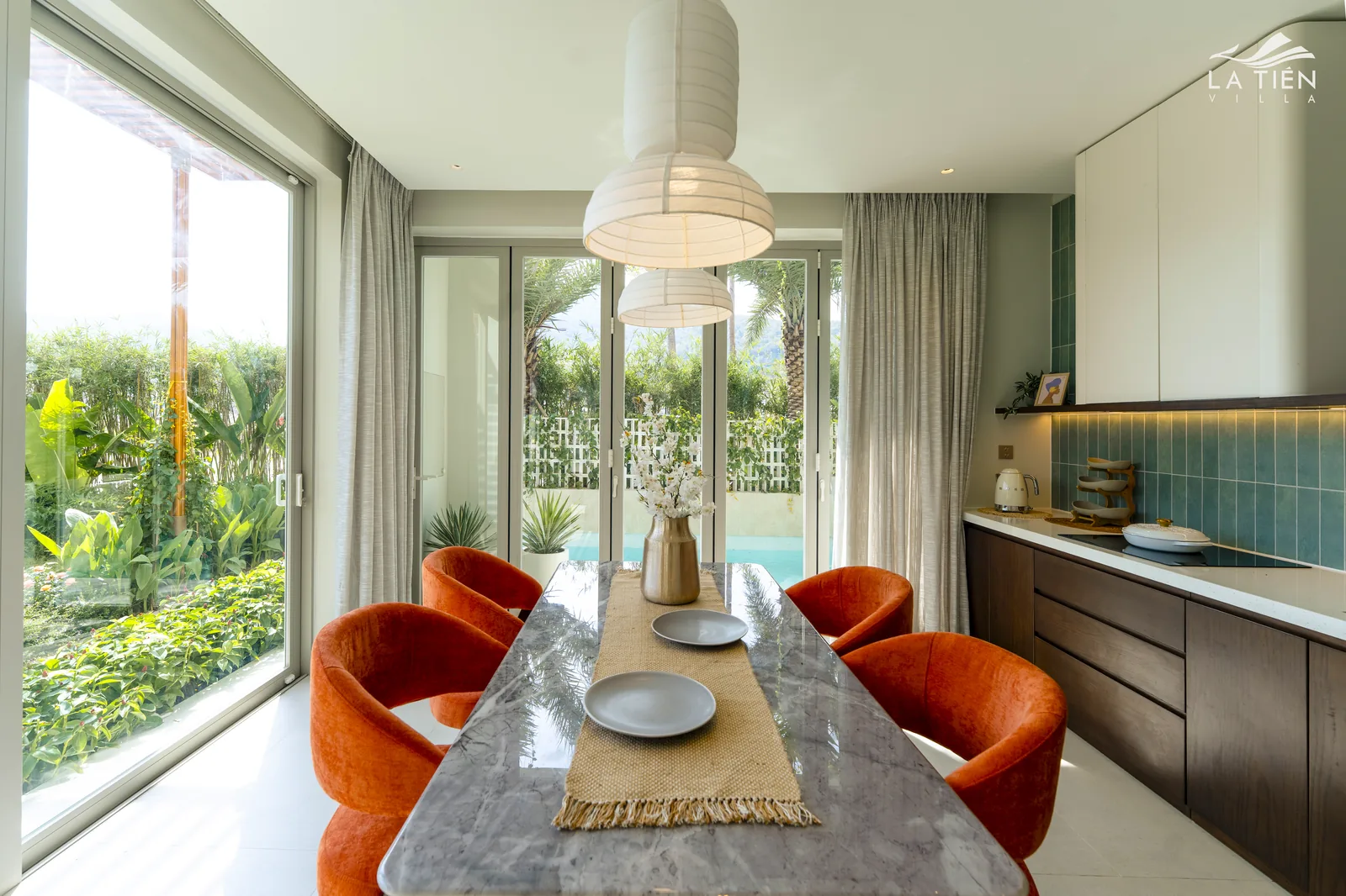 Biệt thự mẫu La Tiên Villa nhìn từ ngoài