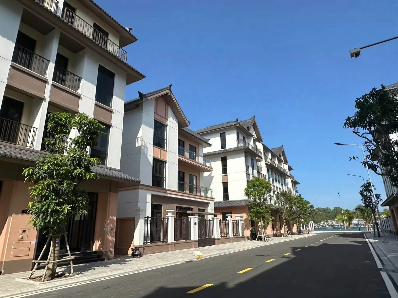 Trục đường nhà phố đã bàn giao