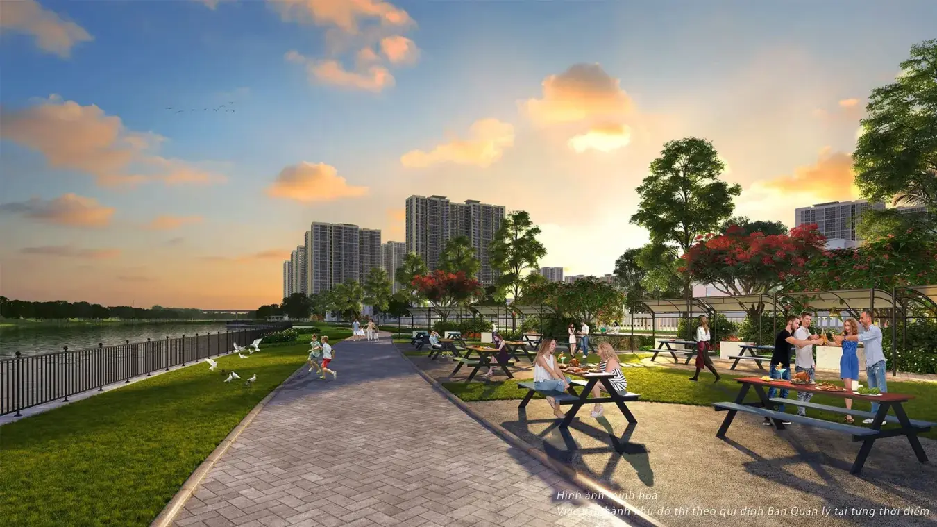 Phối cảnh thiết kế biệt thự ven biển đón gió vịnh tại dự án Vinhomes Pearl Bay