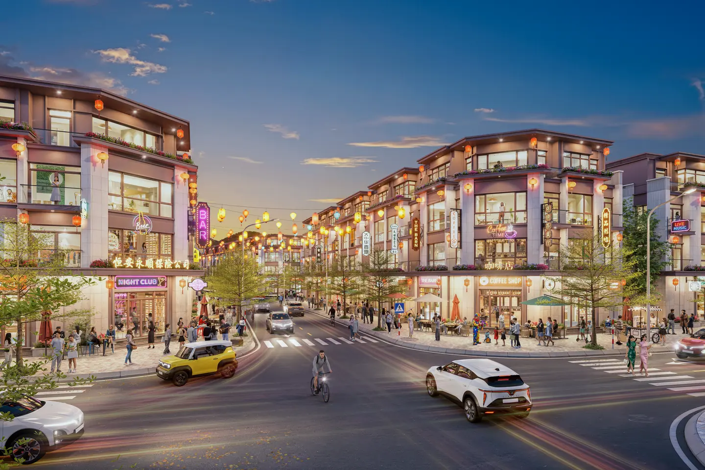 Phố chủ đề Little Shanghai – Phối cảnh CĐT