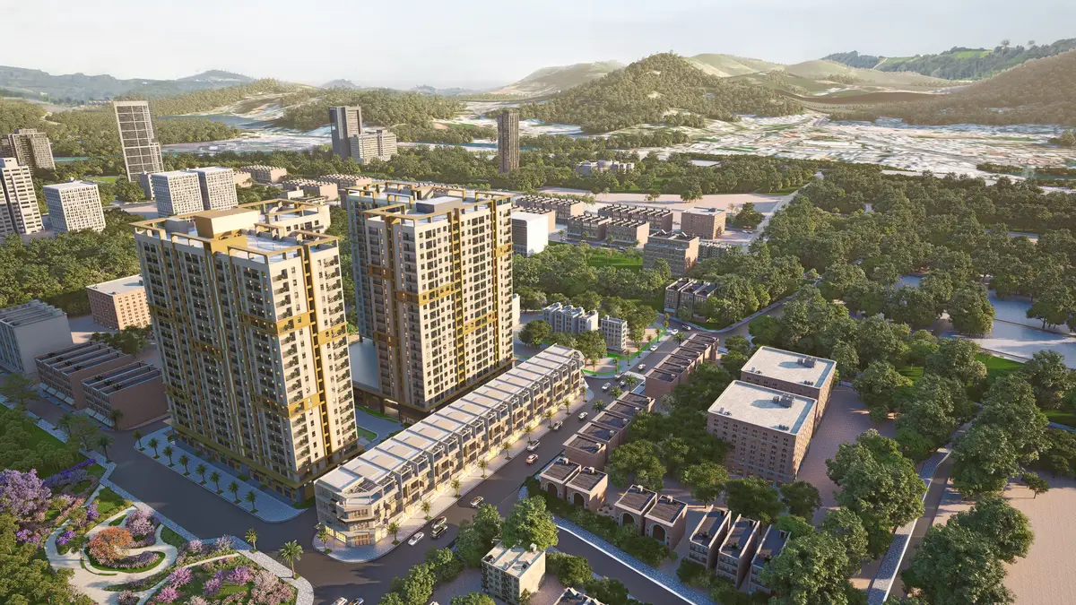 Tiện ích công viên nội khu VCN Vĩnh Hải Không gian công viên cây xanh và lối dạo bộ nội khu thoáng đãng cho cư dân